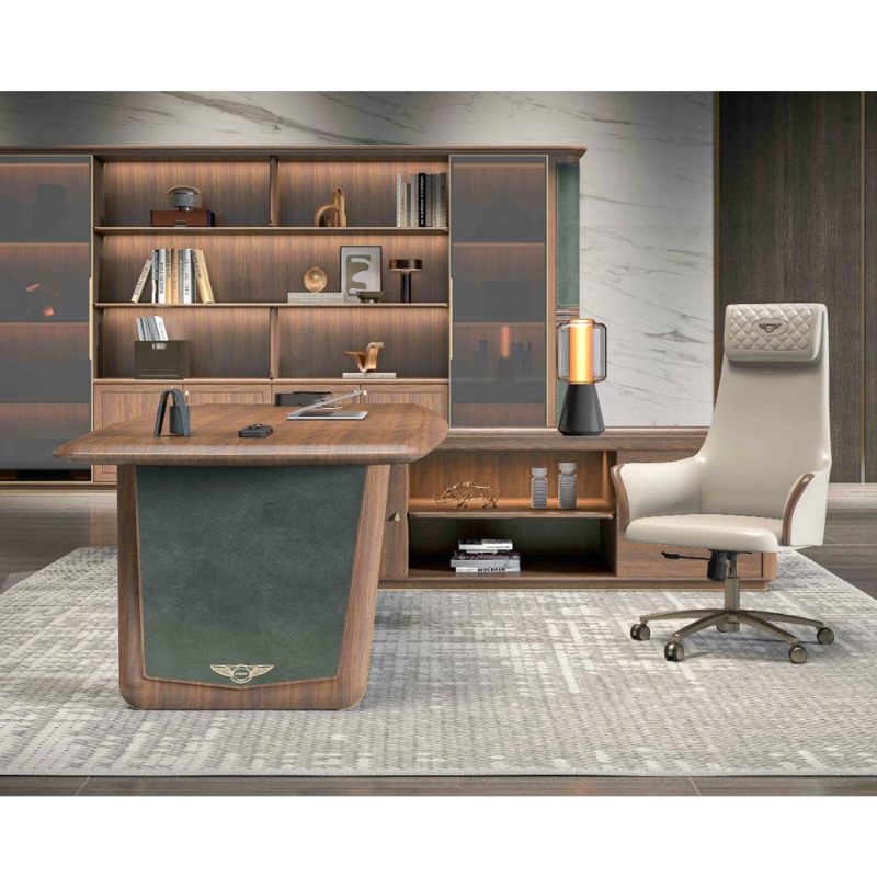 Office Furniture Brands - Роскошный офисный стол из массива дерева