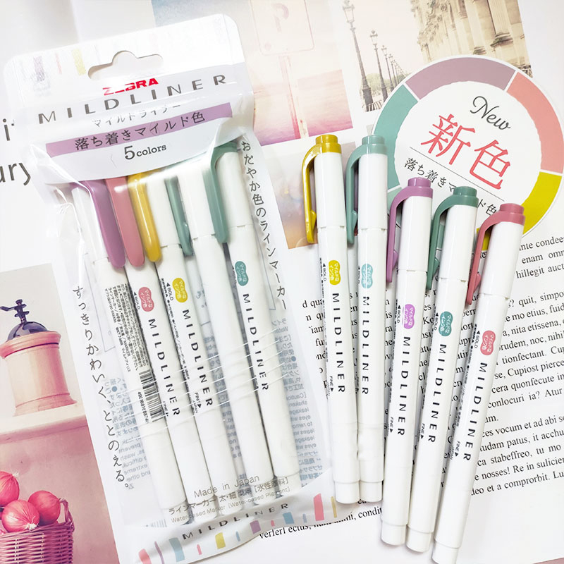 Zebra Pen Sarasa - НОВЫЕ маркеры-хайлайнеры с зеброй, флуоресцентная ручка