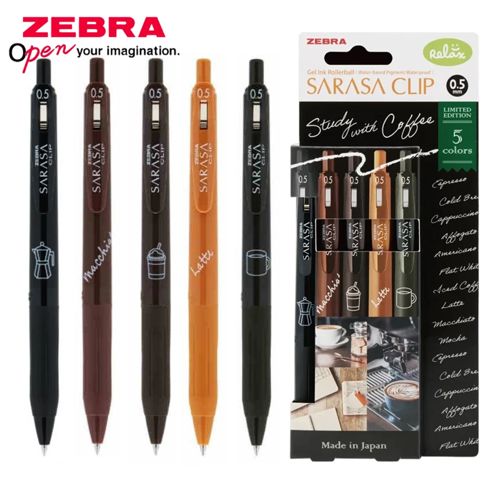 Zebra Pen Sarasa - 3/5 шт. новый японский набор гелевых