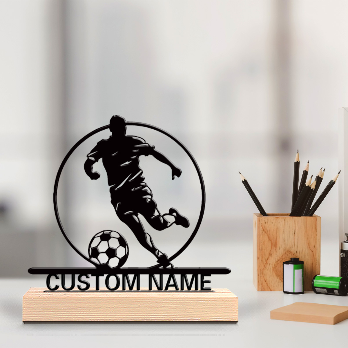 Металлическая статуэтка футбол – обзор и цена Office Furniture And Design