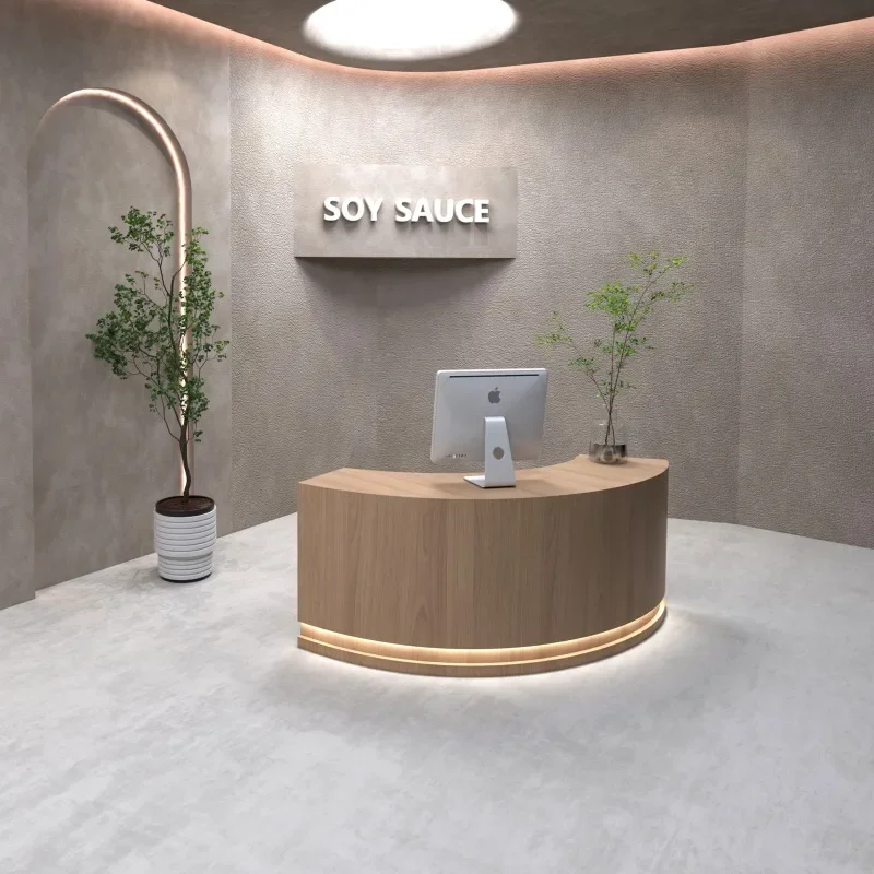 Изогнутый стол-ресепшн для кас – обзор и цена Office Furniture Bali